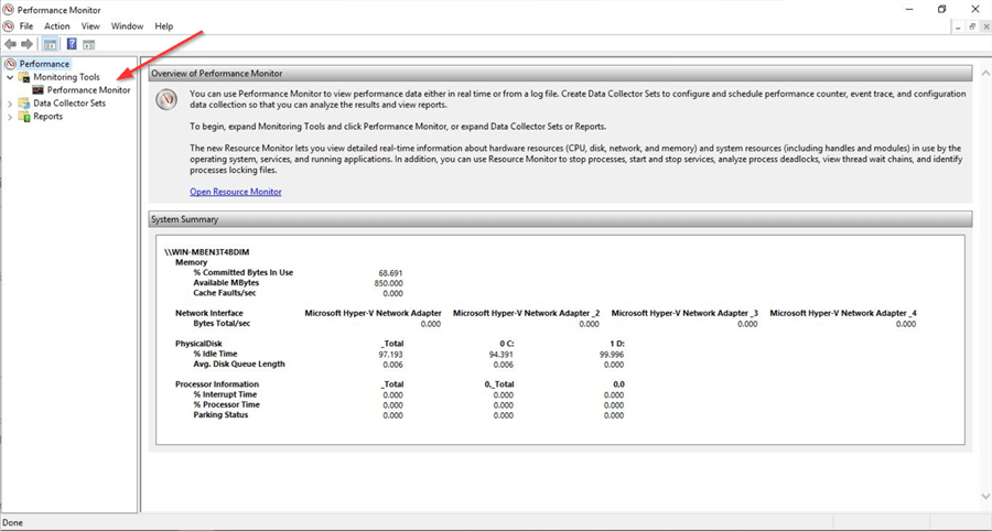 Performance Monitor
