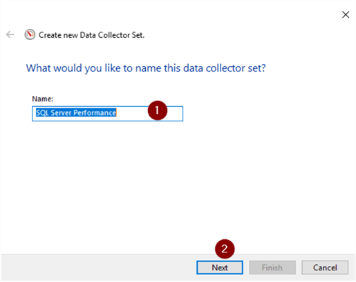 Create New Collector Set