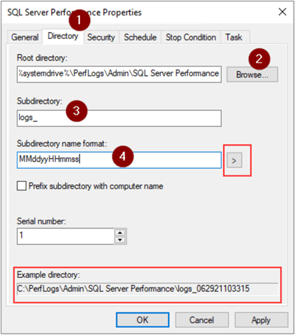Create Report Subdirectory