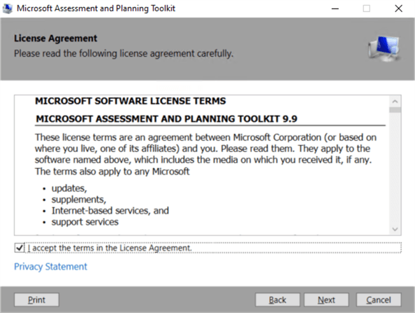 License agreement