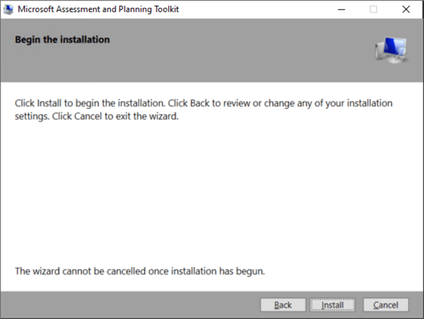 Begin the Installation