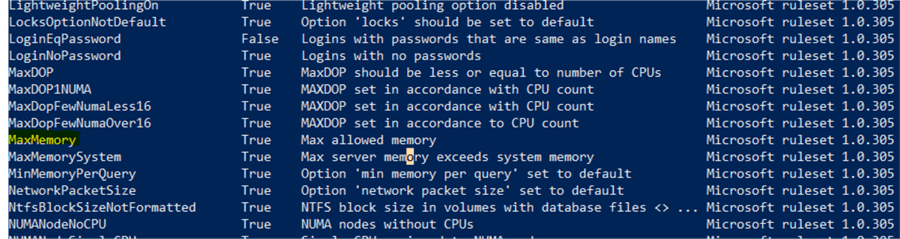 assessment items for sql server instance (part_2)