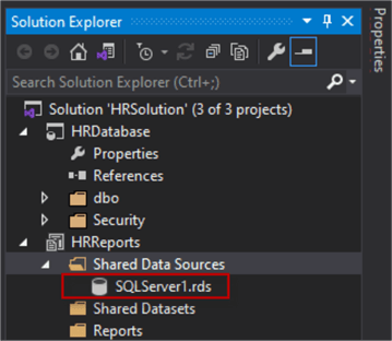 solution explorer