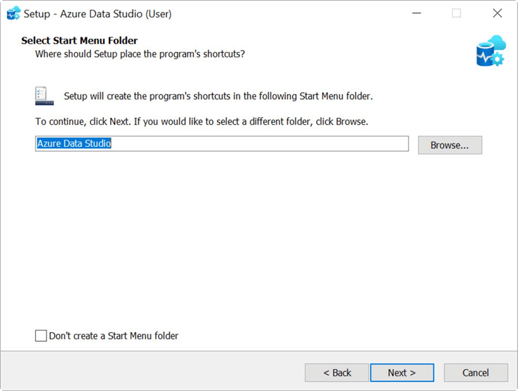 select start menu folder