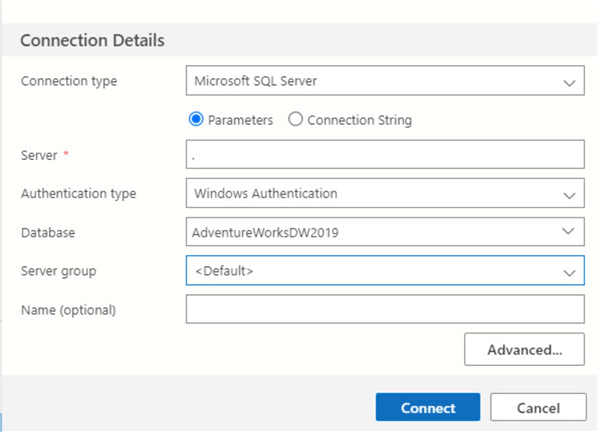 Connection to SQL Server