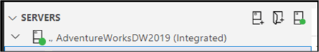 Azure Data studio connection to SQL Server.