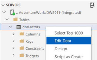 Edit Data