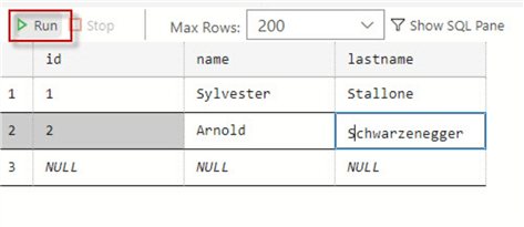 Edit data in Azure Data Studio