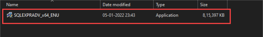 sql sever 2019 express edition download