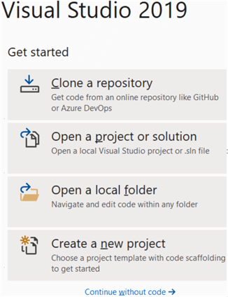 Create a new project