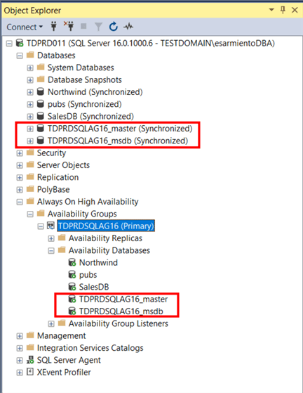 object explorer