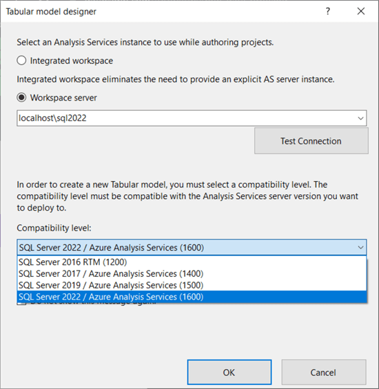 set compatibility level