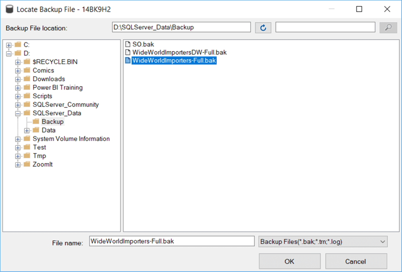 add backup file