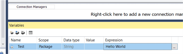 ssis variables