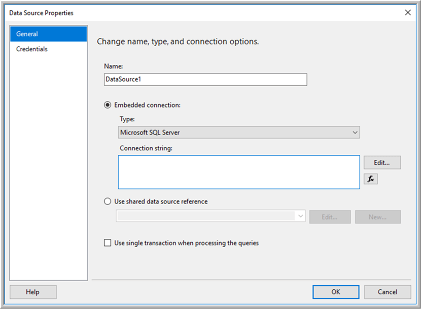 Embed Data Source - Description: Embed Data source