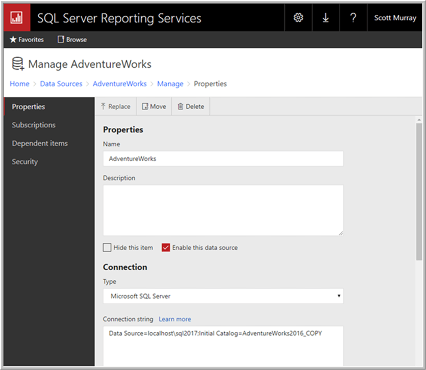 online data source properties 1 - Description: online data source properties 1