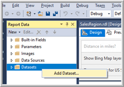 New Dataset Report Data - Description: New Dataset Report Data