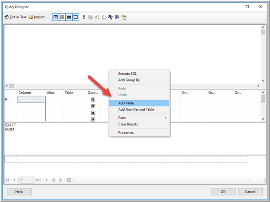 Query Designer - Description: Query Designer
