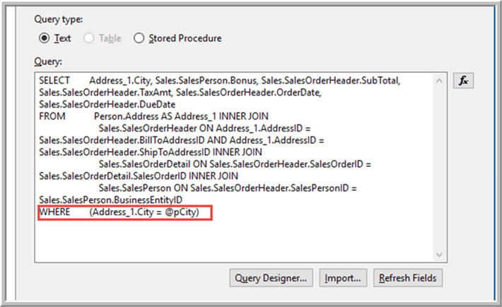 Query Parameter - Description: Query Parameter