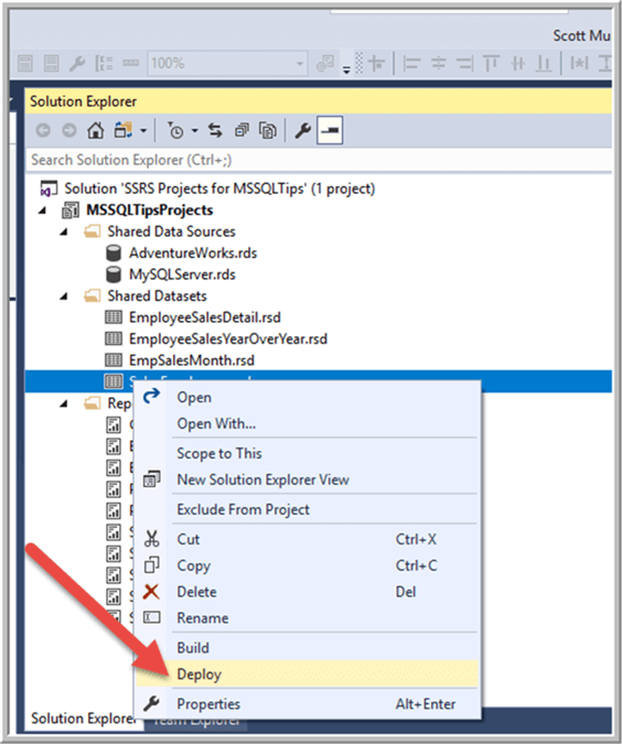 Deploy Data Set - Description: Deploy Data Set