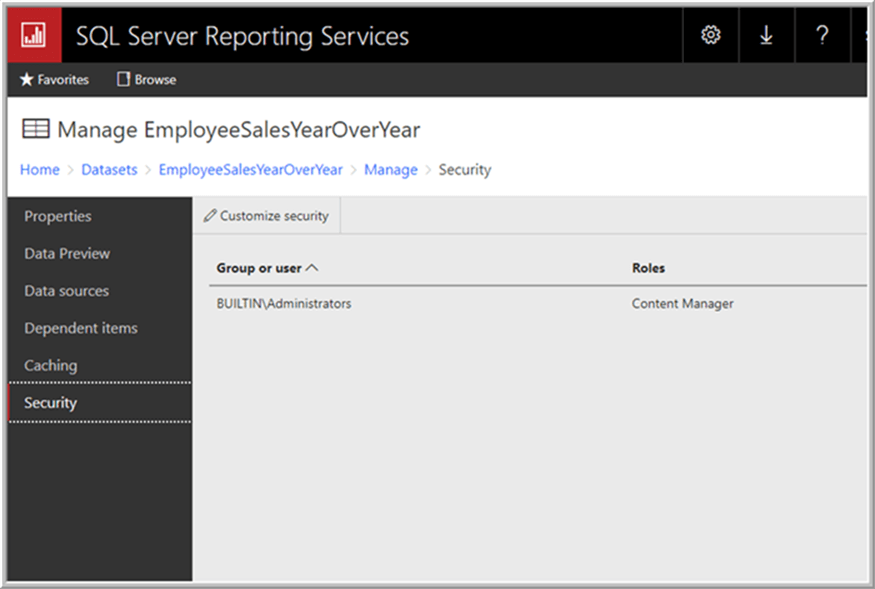 Data Set Security - Description: Data Set Security
