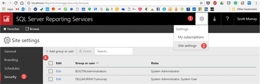 site settings - Description: site settings