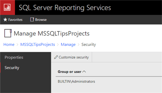 manage ssrs
