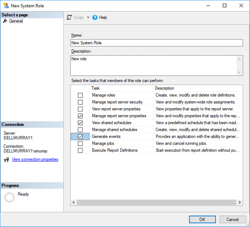 new system role - Description: new system role