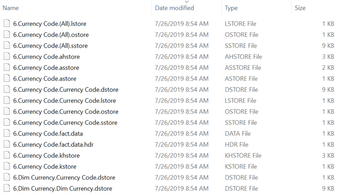 analysis services objects